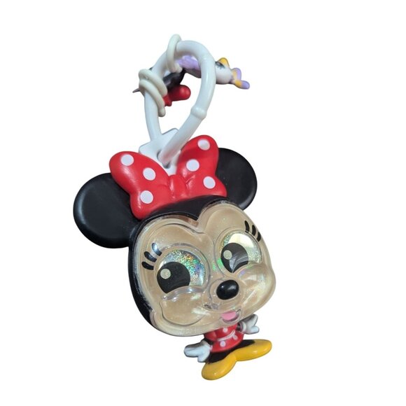 Disney Doorables Minnie Mouse Backpack Clip Charm W/ Sparkly Eyes Collectible - Picture 1 of 5